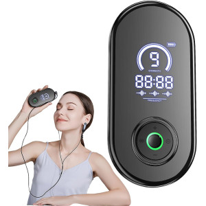 Auricular Vagus Nerve Stimulator: Enhance Deep Sleep with Our Black Aid