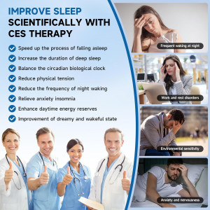 Auricular Vagus Nerve Stimulator: Enhance Deep Sleep with Our Black Aid