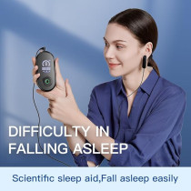 Auricular Vagus Nerve Stimulator: Enhance Deep Sleep with Our Black Aid