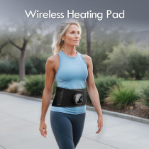 Comfytemp Cordless Heating Pad: Pain Relief & Massage for Mom & Dad
