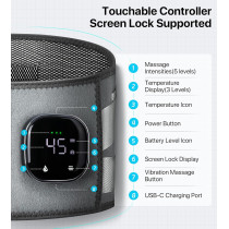ALLJOY 67 Cordless Heating Pad - Pain Relief & Gift for Parents