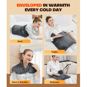 Graphene-Infused Heating Pad: Fast Pain Relief for Neck & Shoulders