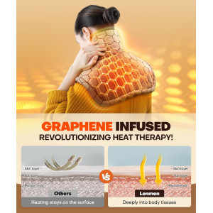 Graphene-Infused Heating Pad: Fast Pain Relief for Neck & Shoulders