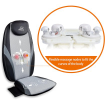 Snailax Shiatsu Massage Cushion with Heat - Kneading Back Massager for Home & Office Use
