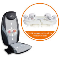 Snailax Shiatsu Massage Cushion with Heat - Ultimate Back Relief