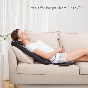Snailax Shiatsu Massage Cushion with Heat - Ultimate Back Relief