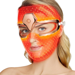 NEWKEY Ultra-Lightweight Cordless Red Light Therapy Mask for Skin