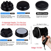 6-Speed Body Sculpting Machine for Women - Cellulite Massage & Lymphatic Drainage, Handheld Home Device