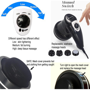 Tone & Relax: 6-Speed Body Sculpting Machine for Cellulite Massage & Lymphatic Drainage at Home