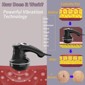 Tone & Relax: 6-Speed Body Sculpting Machine for Cellulite Massage & Lymphatic Drainage at Home