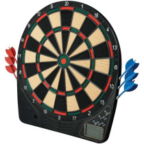 Franklin Sports Electronic Dart Board Set - Soft Tip Dartboard with Digital Scoreboard & 6 Darts Included