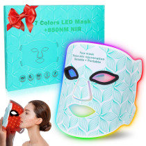 Masque LED 7+1 Couleurs : Thérapie Lumière Rouge Anti-Âge