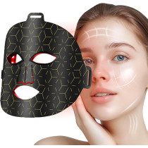 Portable 7-Mode Red Light Therapy Mask for Anti-Aging Skincare