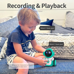 GILOBABY Smart Talking Robot Toy — Rechargeable, voice-controlled, singing & dancing gift for kids 6+!