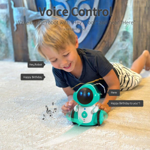 GILOBABY Smart Talking Robot Toy — Rechargeable, voice-controlled, singing & dancing gift for kids 6+!