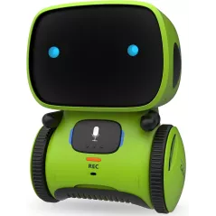 GILOBABY Smart Talking Robot — Voice control, dancing, singing & recording, perfect gift for kids 3+ in green!