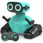 Robot Télécommandé GILOBABY: Danse, Musique & LED - Le Cadeau Idéal 3+ Ans (Bleu)