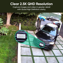 WYZE Cam v4 2.5K QHD Sécurité Intérieure/Extérieure Alexa