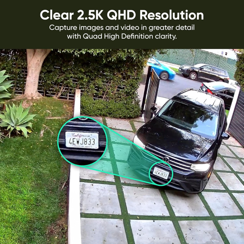 WYZE Cam v4 2.5K QHD Sécurité Intérieure/Extérieure Alexa
