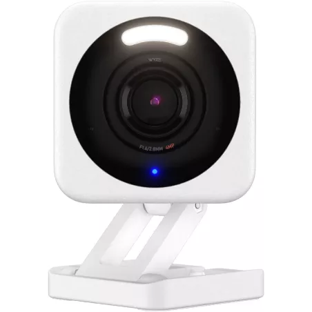 Wyze Cam v4 : Sécurité Intérieure/Extérieure 2.5K QHD, Vision Nocturne Couleur, Audio Bidirectionnel