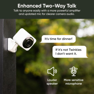 WYZE Cam v4 — 2.5K QHD smart security camera with motion spotlight, color night vision & 2-way audio!