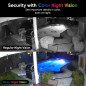 Wyze Cam v4: 2.5K QHD Indoor/Outdoor Security with Color Night Vision - Peace of Mind, Day & Night!