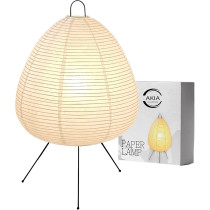 Dimmable Double-Layer Japanese Rice Paper Lamp – Noguchi Akari Style