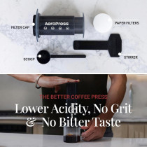 AeroPress Original Coffee Press – 3-in-1 Portable Brewer for Travel & Camping