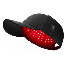 Black Laser Hair Growth Cap for Effective Hair Regrowth Therapy