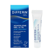 Differin Acne Treatment Gel 0.1% Adapalene - 30 Day Supply, Gentle Care