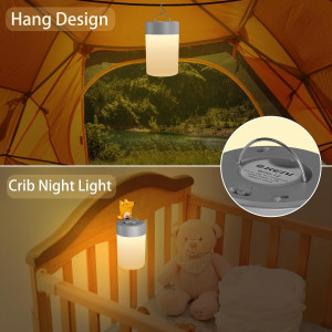 G Keni LED Touch Night Light — USB rechargeable, dimmable & gentle glow for baby and adult eye comfort!