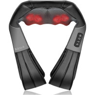 Nekteck Shiatsu Neck & Back Massager with Heat – Deep Tissue Relief