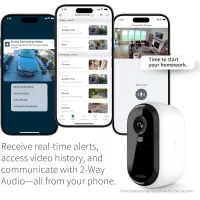 Arlo Essential 2K : Paix desprit garantie avec ces 2 caméras sans fil, vision nocturne couleur !