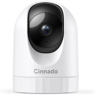 2K 360° Indoor WiFi Security Camera - 2-Way Audio, Night Vision, Alexa