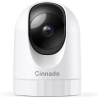 2K 360° Indoor WiFi Camera — Night vision, 2-way audio, SD storage & works with Alexa/Google Home!