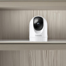 2K 360° Indoor WiFi Security Camera - 2-Way Audio, Night Vision, Alexa