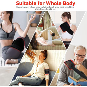 Red Light Therapy Belt — Infrared wrap with timer for muscle pain relief, joint support & faster recovery!