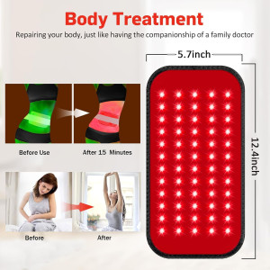 Red Light Therapy Belt — Infrared wrap with timer for muscle pain relief, joint support & faster recovery!