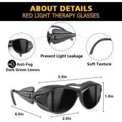 Lunettes de Protection Lumière Rouge & Laser IPL: Confort et Sécurité Oculaire Ultime!