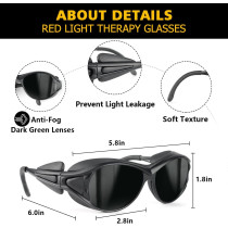 Red Light Therapy Glasses – Protective IPL Laser Safety Goggles 200-2000nm
