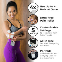 TENS 7000 Digital Muscle Stimulator for Pain Relief - Back, Neck & More