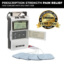 TENS 7000 Digital Muscle Stimulator for Pain Relief - Back, Neck & More