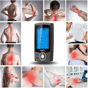 Belifu Dual Channel TENS EMS Muscle Stimulator - 24 Modes Pain Relief