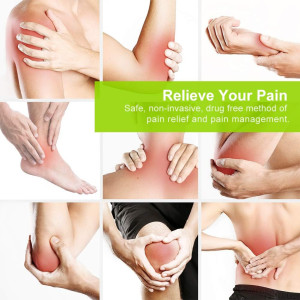 AUVON 4th Gen TENS Unit - 24 Modes, Rechargeable with 8 Electrode Pads