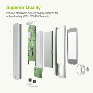 AUVON 4th Gen TENS Unit - 24 Modes, Rechargeable with 8 Electrode Pads