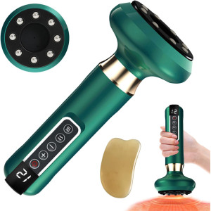 GlowFit 3-in-1 Cellulite Massager — Handheld, rechargeable, 12 suction modes for cordless body contouring!