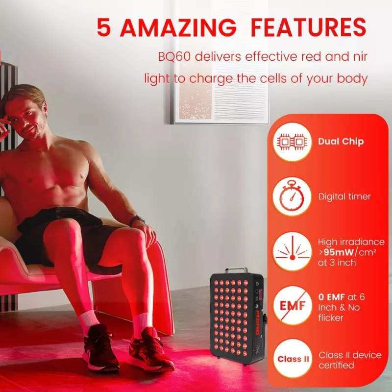 Bestqool Thérapie Lumière Rouge 105W - Visage & Corps