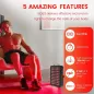 Bestqool 105W : Lampe de Thérapie par Lumière Rouge, Double Puce LED 660nm/850nm, Rajeunissement & Récupération