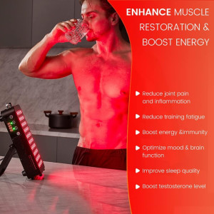 Bestqool Dual Chip Red Light Therapy 105W - Skin & Recovery Aid