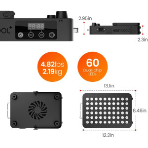 Bestqool Thérapie Lumière Rouge 105W - Visage & Corps